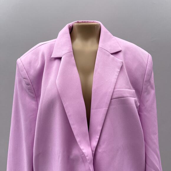 NWT NA-KD x Romee Strijd Oversized Blazer Light Pink Women's Size 38 / Small 6 - Picture 9 of 16